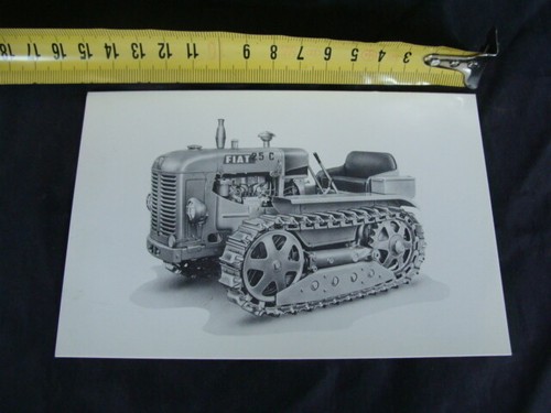 Cartolina trattore fiat - , c