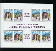 MONACO MNH 1717a Sht 8 vedute