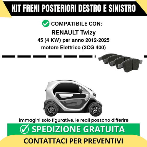 Pastiglie freno posteriori - pastiglie,