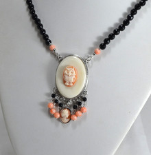 COLLANA  ARGENTO 925 GUFO