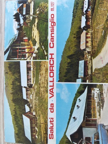 Cartolina vintage saluti - cartolina,