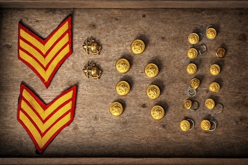 Lotto insegne usmc originali - insegne,