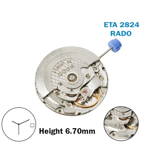 Eta 2824 rado swiss - swiss, automatic