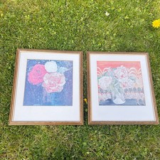 Coppia stampe peonie