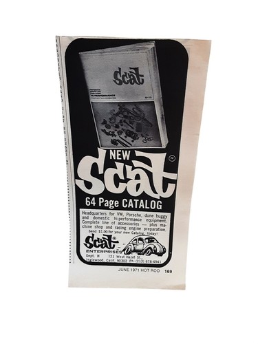 Catalogo scat 1971 porsche - scat, vw