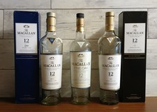 3 bottiglie vuote Whisky the Macallan