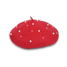 Cappello berretto di lana perla ragazza berretto invernale cappello berretto