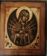 Antica icona russa Madre di