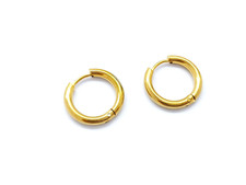 14MM Orecchini Acciaio Inox