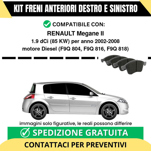 Pastiglie freno anteriori - pastiglie, per