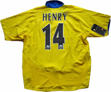 maglia henry Arsenal vintage Nike 2003 2004 Invicibles O2 M *NEW* Premier