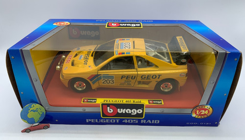 Bburago peugeot 405 - peugeot, raid
