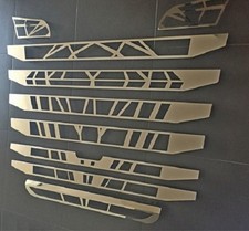 9 Pezzi Anteriore Acciaio Inox