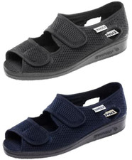 EMANUELA 663 PANTOFOLE SANDALO DONNA CON STRAPPO IN TESSUTO ELASTICIZZATO