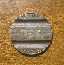 GETTONE TELEFONICO - TETI ROMA
