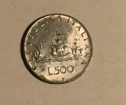 500 lire argento caravelle - 500,