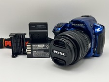 [N.Come nuovo] PENTAX K-30 fotocamera digitale blu obiettivi 18-55 mm f3,5-5,...