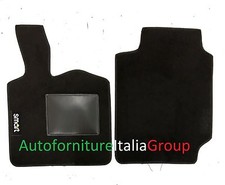 TAPPETINI AUTO IN MOQUETTE SU MISURA CON LOGO PER SMART 450 - 451 1998>2014