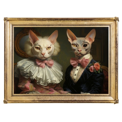 Sphynx ritratto arte - ritratto,