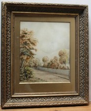 Antico dipinto ad acquerello