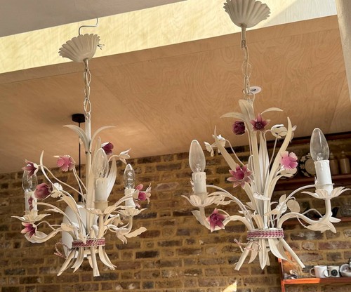 Coppia lampadari vintage - coppia,
