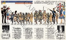 Cartolina Paolo Caccia Dominioni: Arma del Genio 1706-1977