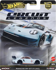 Hot Wheels PREMIUM PORSCHE 911 GT3 R 992 CIRCUITO GOLFO LEGGENDE CULTURA AUTO