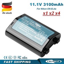 1-4x EN-EL4 3100mAh batteria per Nikon D2H D2Hs D2X D2Xs F6 D3D3S D3X EN-EL4e EL4a