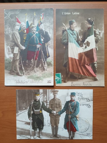 Cartoline militari inizi 900 - cartoline,