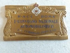RACI ROMA 1° CONVEGNO NAZIONALE AUTOMOBILISTICO  5-7 FEBBRAIO 1929