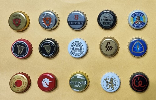 Lotto tappi birre estere - 15,