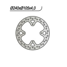 DISCO FRENO POSTERIORE HONDA