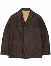 Giacca pelle sherpa uomo