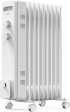 Radiatore a Olio Elettrico 9 Elementi – Stufa Ad Olio Portatile Da 2000W, per Ca