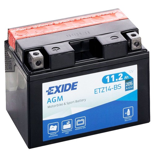 Batteria moto exide agm - batteria, 12v