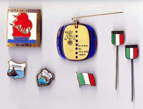 Vintage enamel italy italia - vintage,