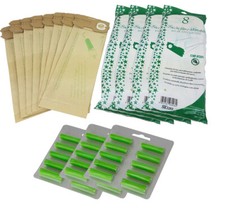 32 SACCHI SACCHETTI + 30 PROFUMI DEODORANTI ASPIRAPOLVERE FOLLETTO VK120 121 122