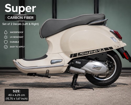 Vespa super adesivi laterali - super,