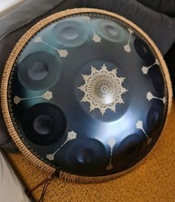 Handpan In Blu Scuro Con