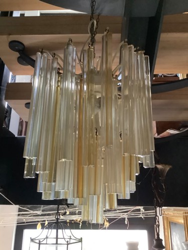 Chandelier vintage piastre - chandelier,