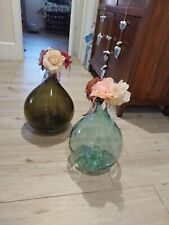 Antiche damigiane in vetro 