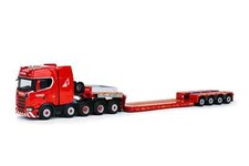 WSI 02-940 EURO-PX 4 assi pianale ribassato con Scania S Highline CS20H 10x4/6 1:50 NUOVO