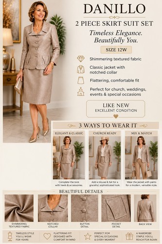 Danillo shimmer taupe set - danillo,