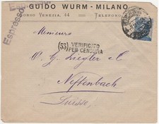 Cover Italy, 1915. Milano to