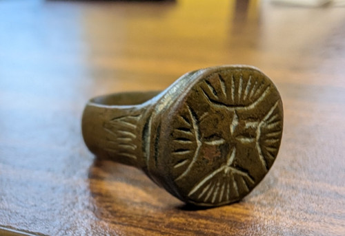 Anello bronzo antico - , impero