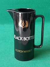 BOCCALE CARAFFA BLACK BOTTLE SCOTCH WHISKY CERAMICA PUBBLICITARIA. CR39