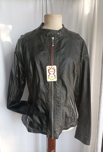 Giubbino ecopelle marca - in,