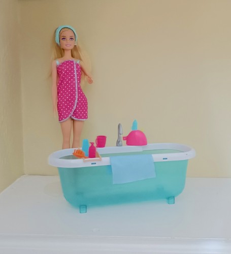 Barbie bath time - barbie, playset