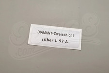 Adesivo L97A diamante argento metallizzato Porsche 924 944