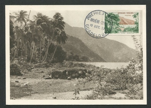 Francia 1957 guadalupe - mk,